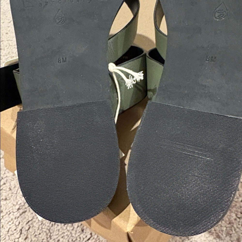 New in box! Sanctuary Green Sandals comfort 8 - Picture 6 of 8